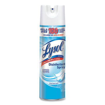 LYSOL® Brand Disinfectant Spray, Crisp Linen, 19 Oz Aerosol Spray, 12-carton freeshipping - TVN Wholesale